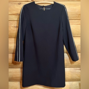 Banana Republic Side-Stripe Shift Dress. Black. Size‎ 8